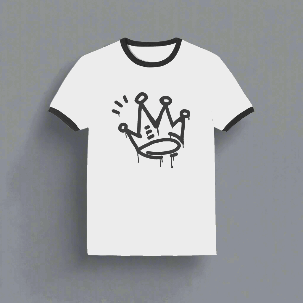 King crown T-Shirt CottonCrew neckDTG
