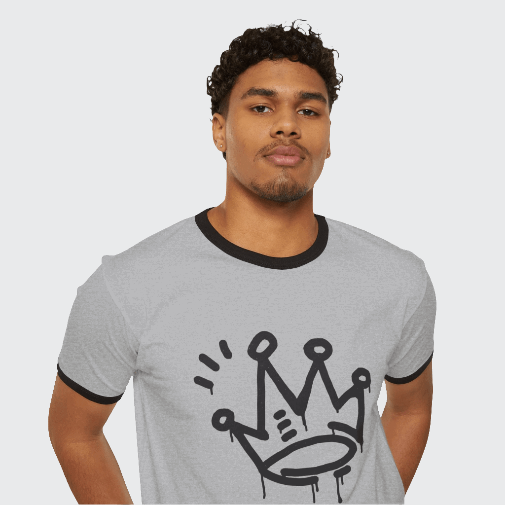 King crown T-Shirt CottonCrew neckDTG