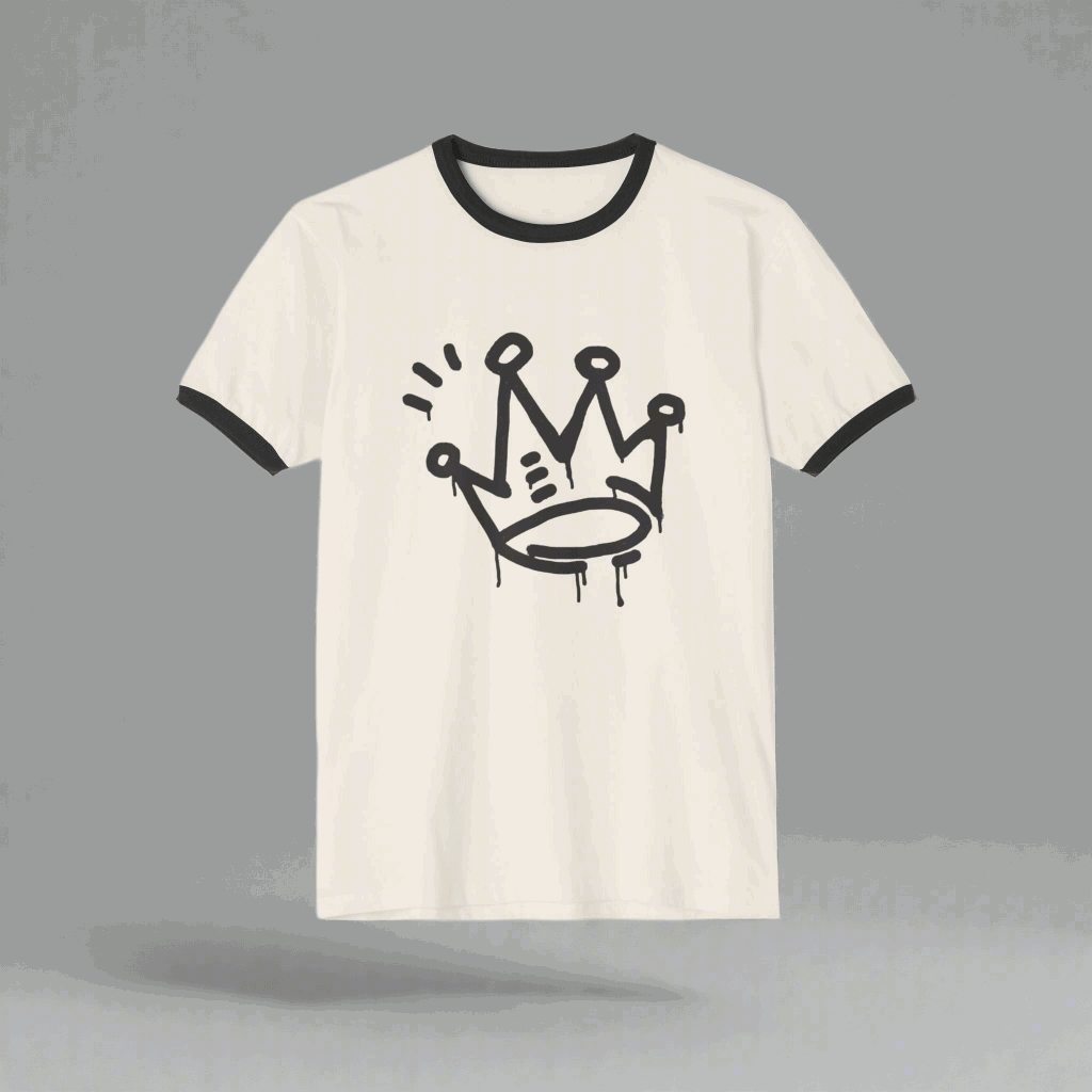 King crown T-Shirt CottonCrew neckDTG