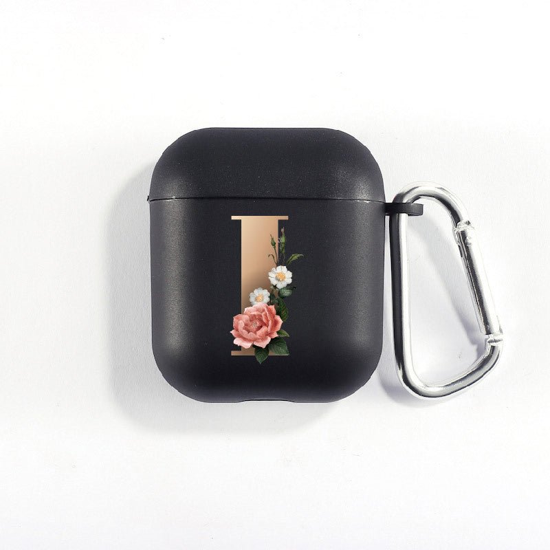 Matte Black Alphabet Airpods Case 2nd generation coverAirpods coversCases