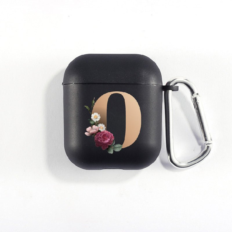 Matte Black Alphabet Airpods Case 2nd generation coverAirpods coversCases