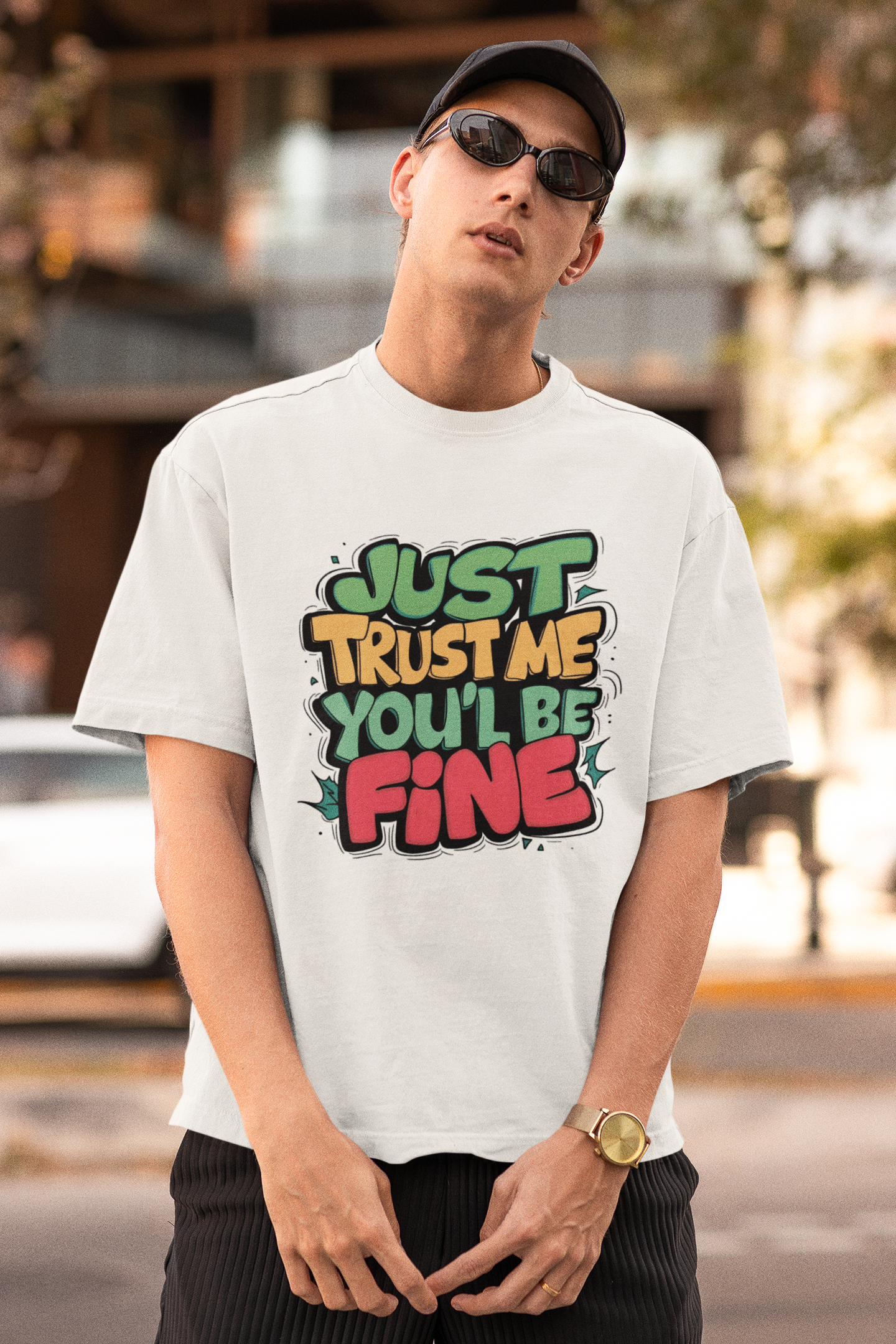 Trust me Oversized Tshirt