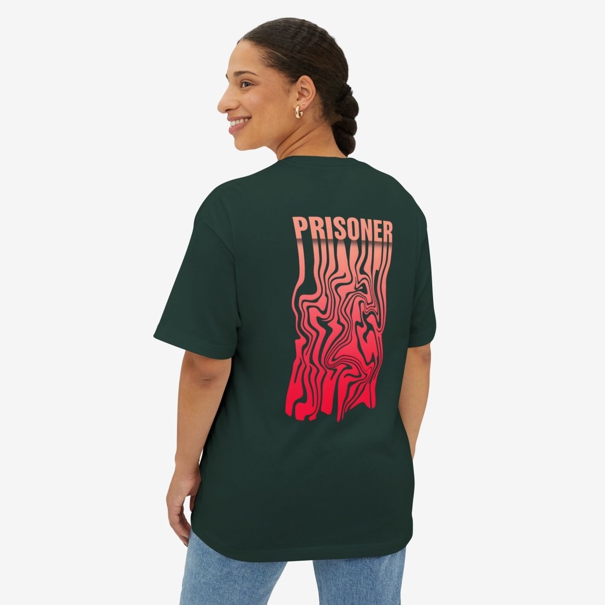 NEVER STOP MAKING Oversized T-Shirt CottonCrew neckDTG
