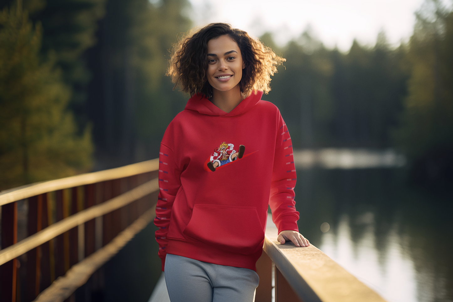 Nike Luffy Custom Hoodie