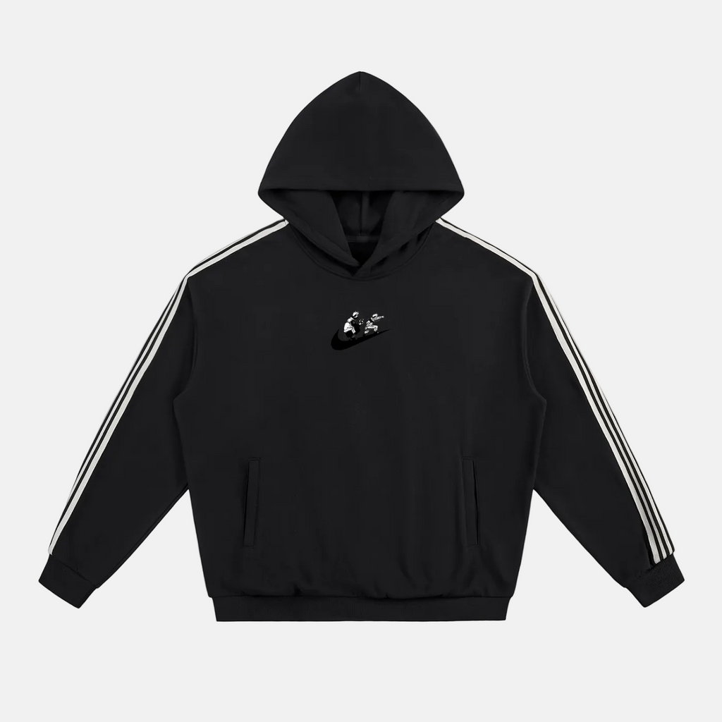 Naruto Graphic Drop-Shoulder Hoodie