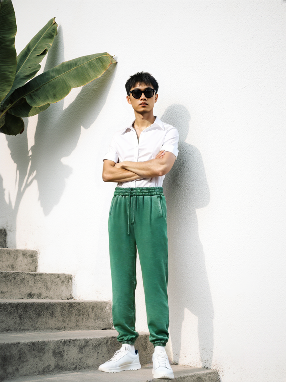 Snow Wash Heavyweight Jogged Sweatpants
