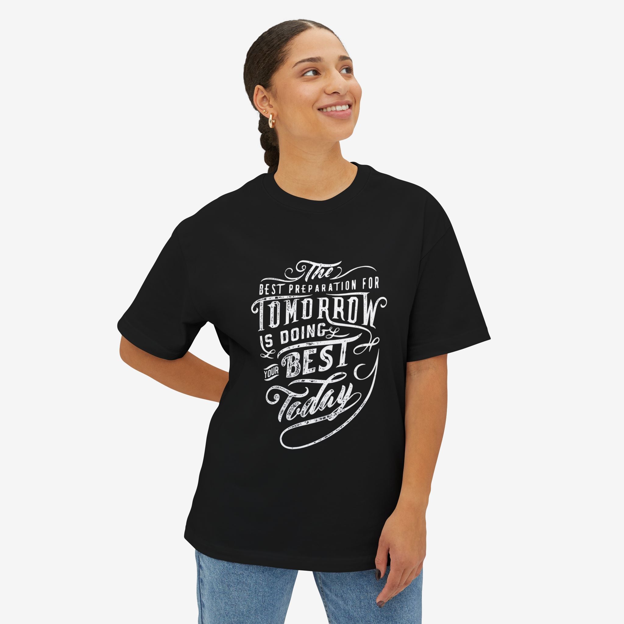 Inspirational Unisex Oversized Boxy Tee