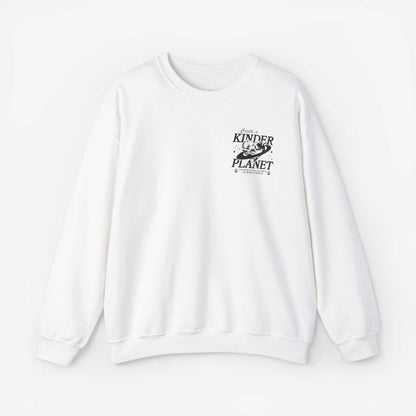 Create a Kinder Planet Sweatshirt - Unisex Crewneck for Comfort and Kindness