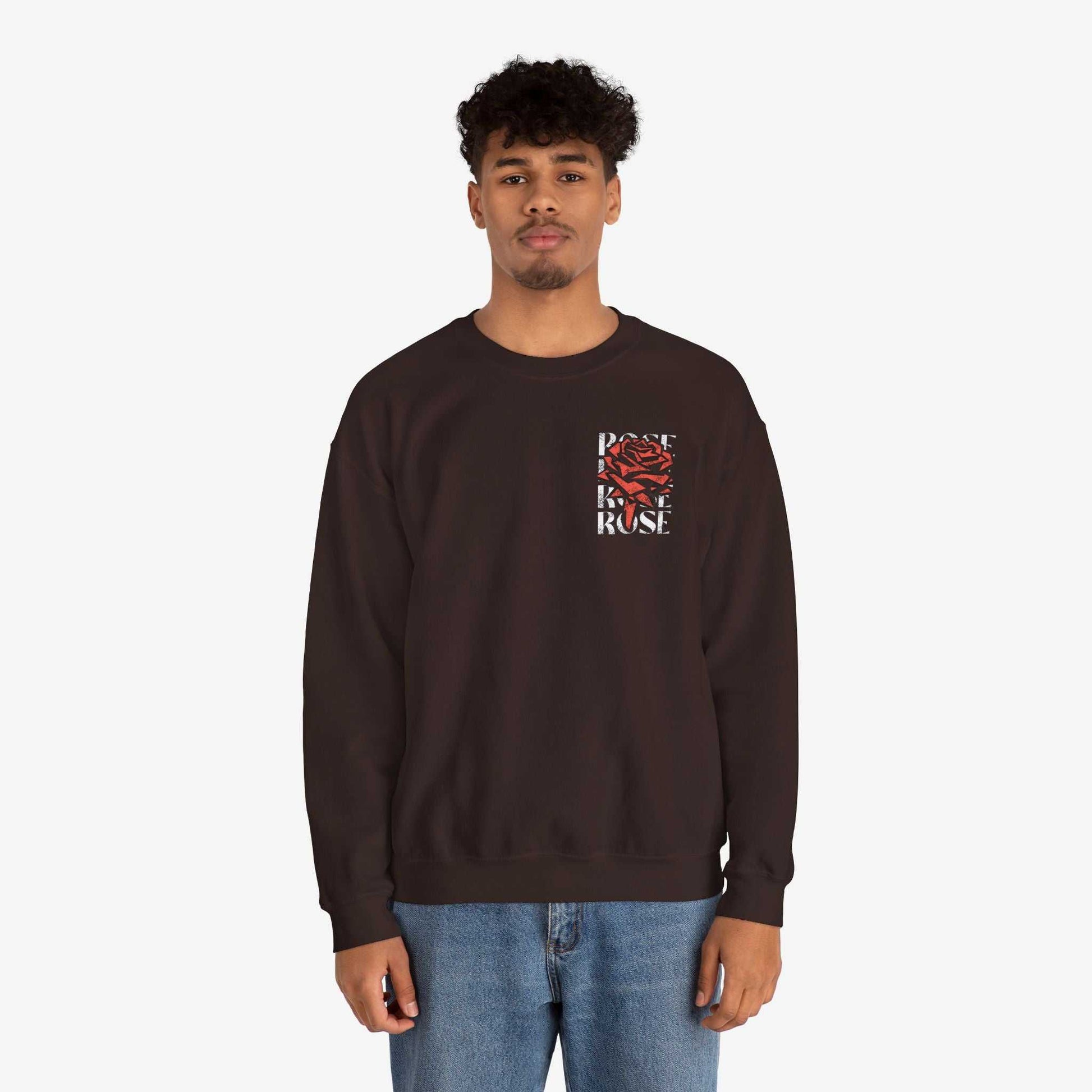 Rose Graphic Unisex Crewneck Sweatshirt