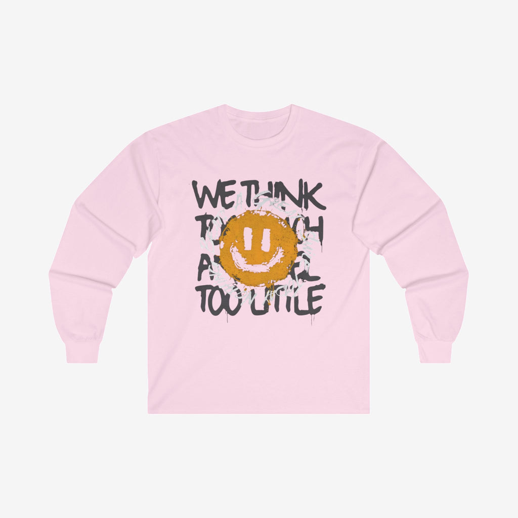 We Think Long Sleeve T Shirt S Light Pink 