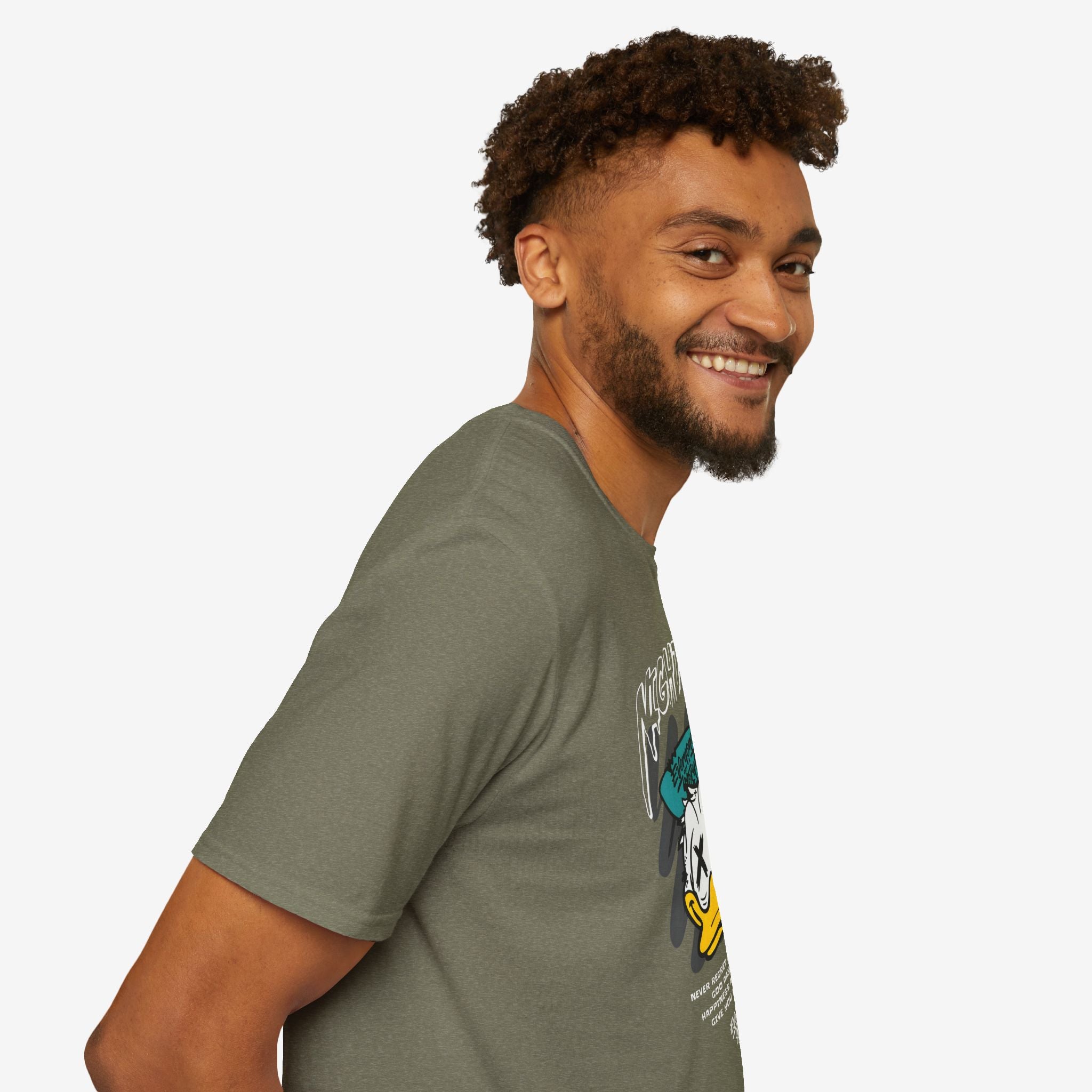 Nightmare Donald Duck Unisex Softstyle T-Shirt - Bold Graphic Tee for Fans