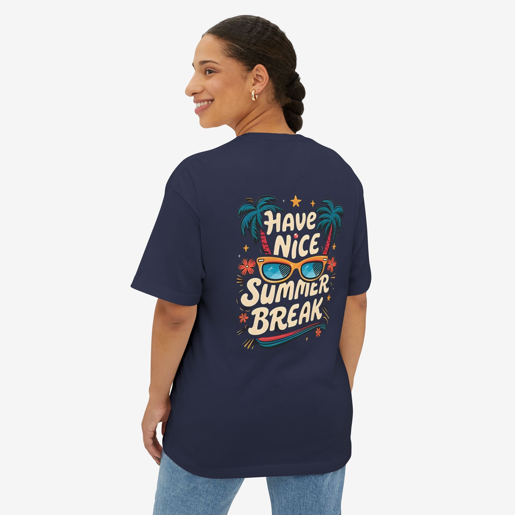 Oversized Boxy Tee - Summer Break Vibes