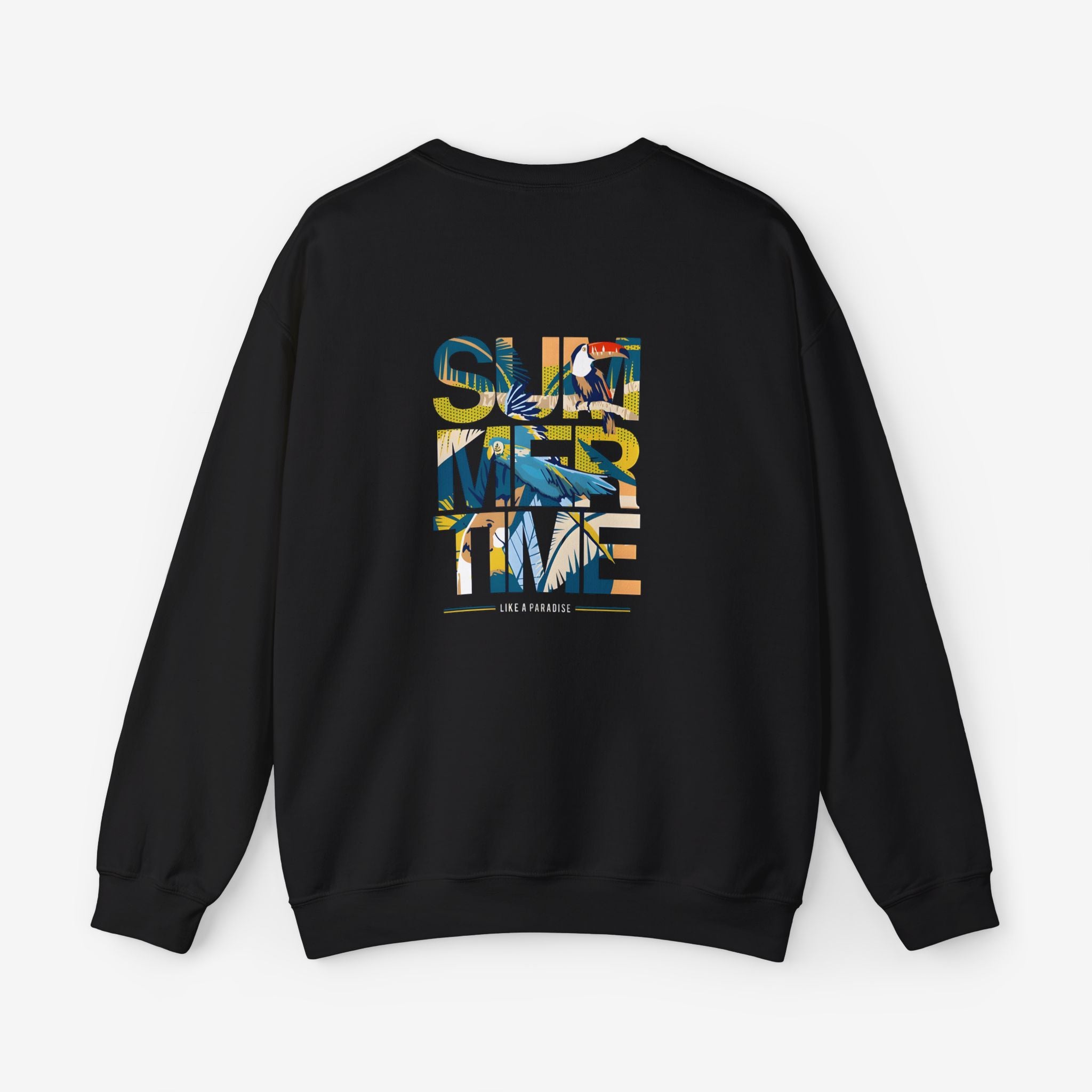 Summertime Vibe Unisex Heavy Crewneck Sweatshirt