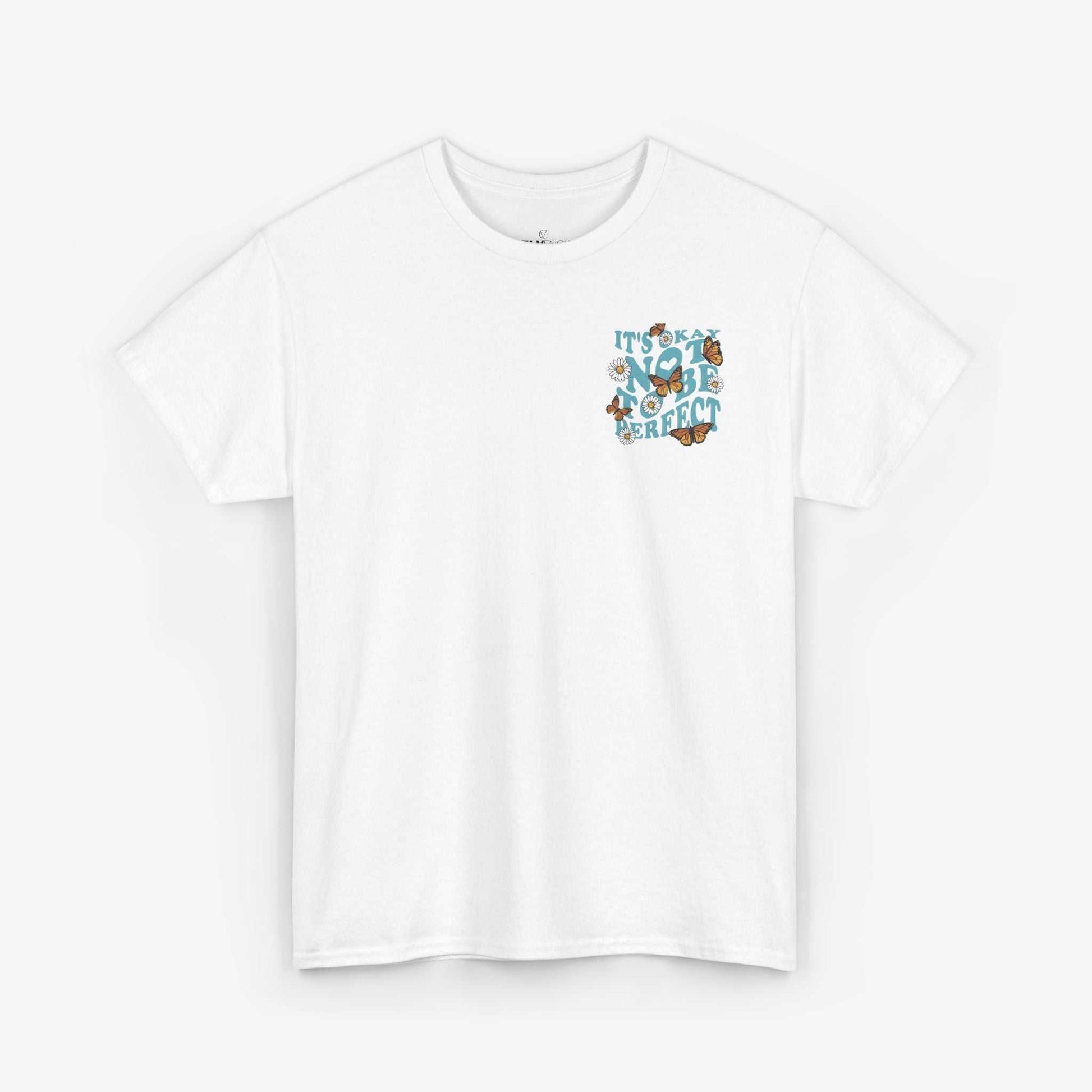 Feel Good Unisex Heavy Cotton Tee - It's Okay Not to Be Perfect