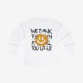 We Think Long Sleeve T Shirt S White 