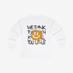 We Think Long Sleeve T Shirt S White 