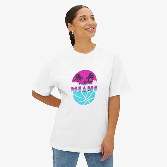 Miami Vibes Unisex Oversized Boxy Tee