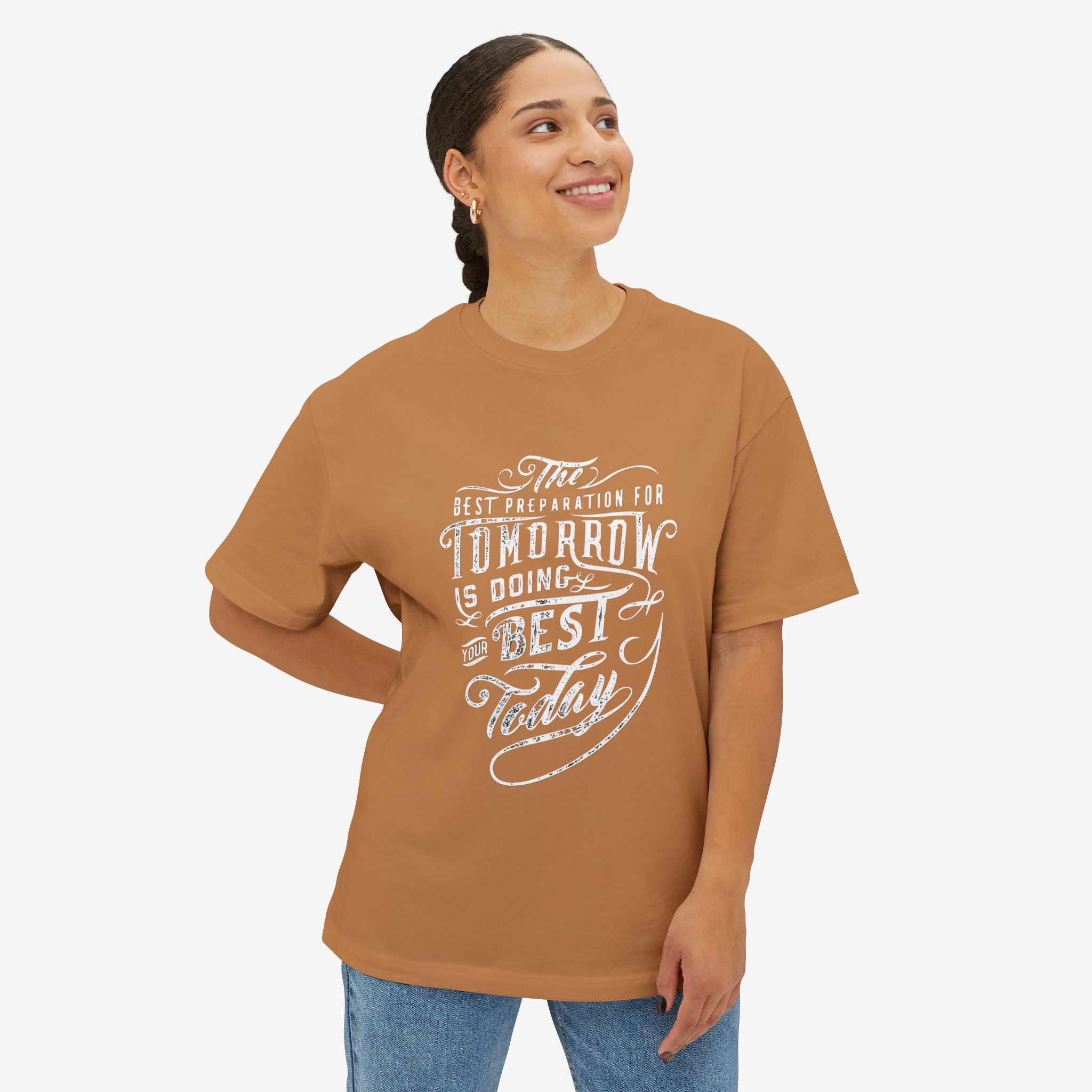 Inspirational Unisex Oversized Boxy Tee
