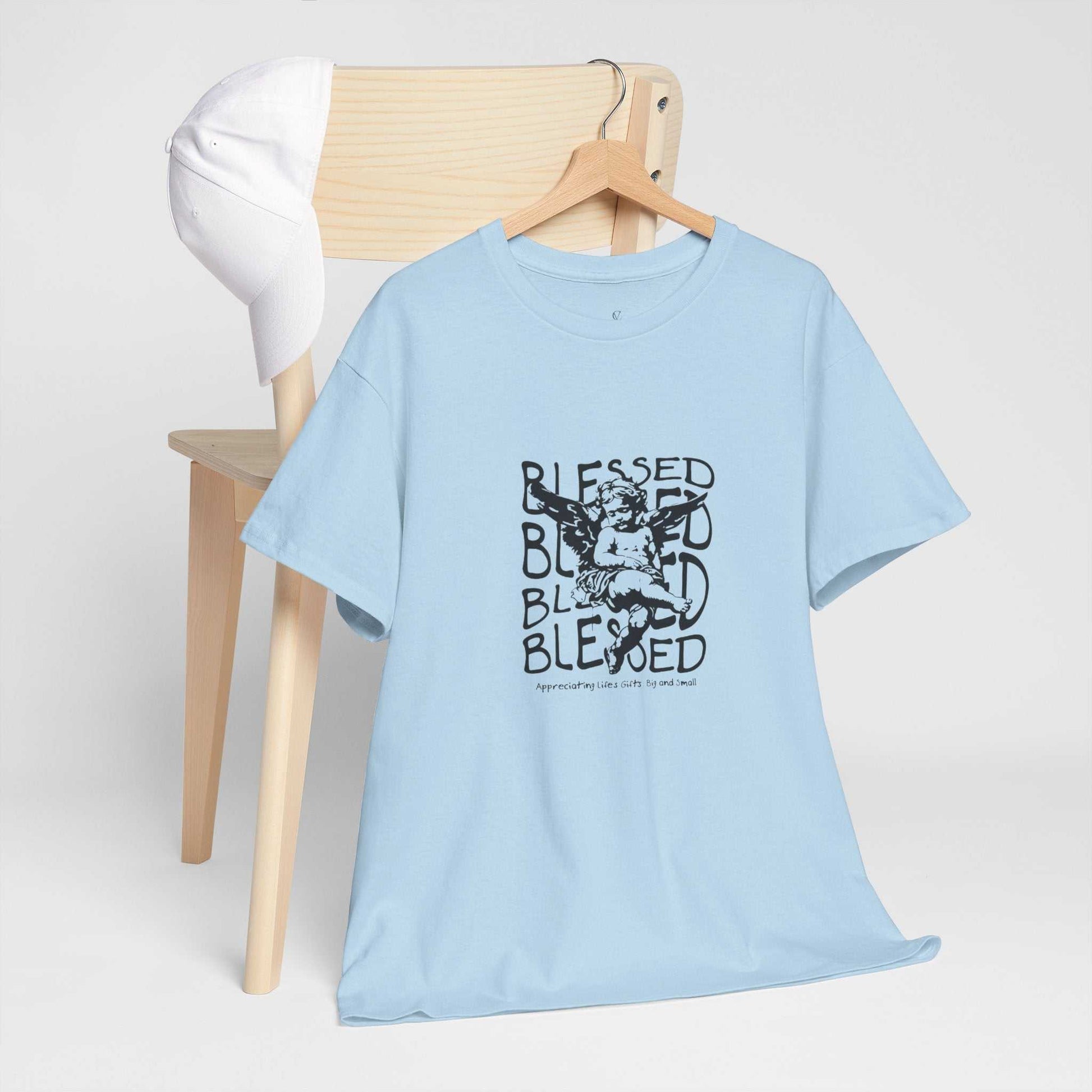 Blessed Unisex Cotton Tee - Inspirational Graphic Tee for Everyday Wear