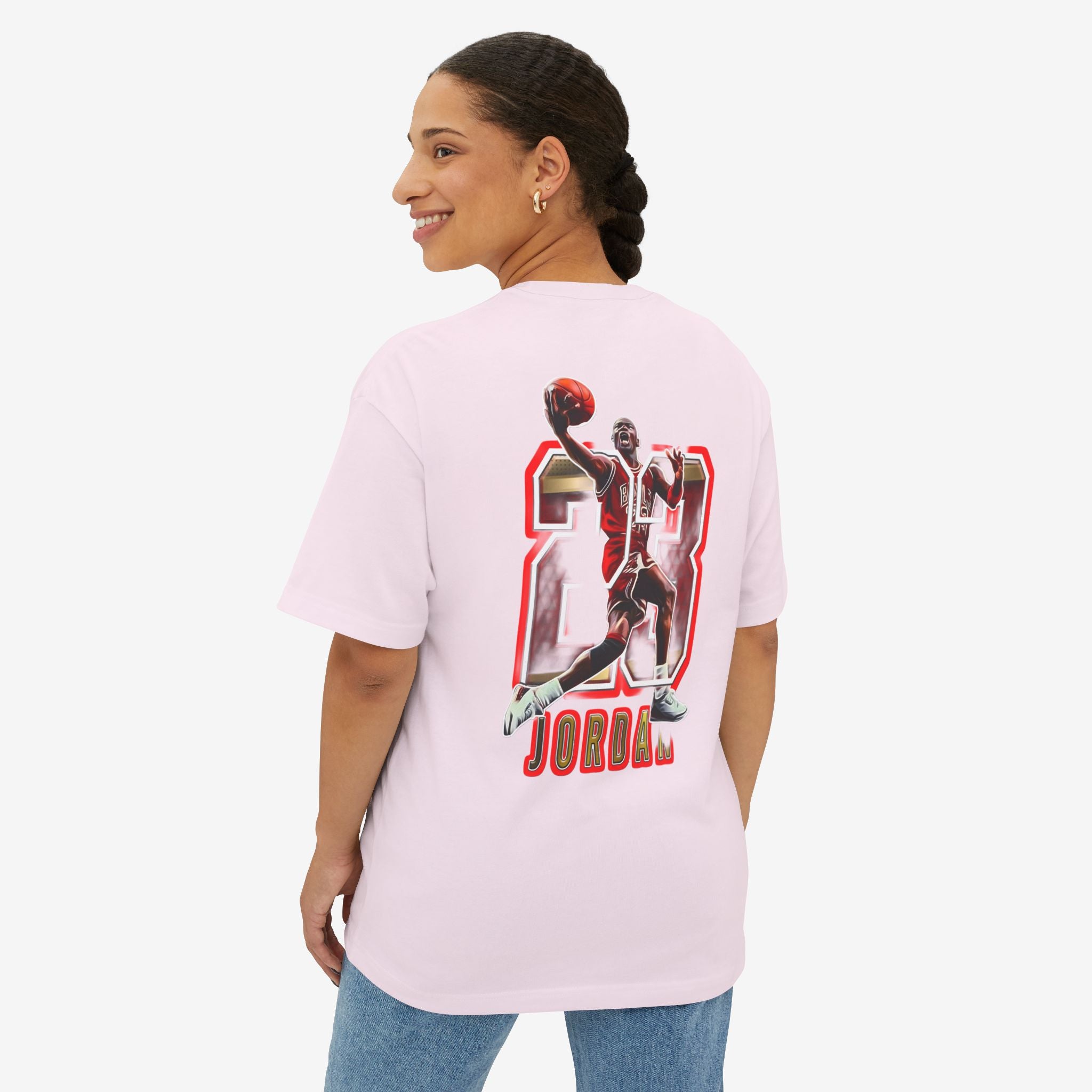 Unisex Oversized Boxy Tee - Retro Jordan 23 Graphic Tee