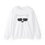 Panda Crewneck Sweatshirt S White 