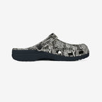 Trendy Clogs with Graffiti Design