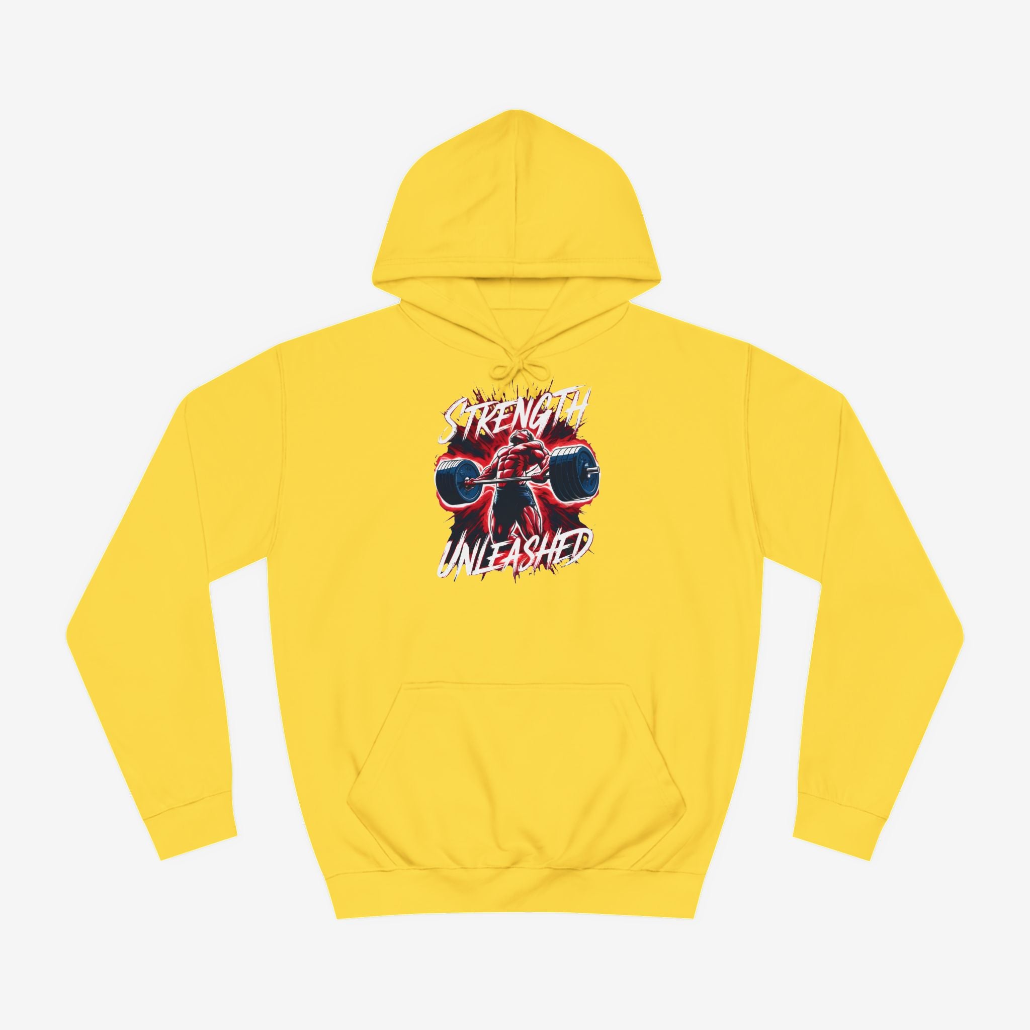 Strength Unleashed Custom Hoodie Design Sun Yellow XS 
