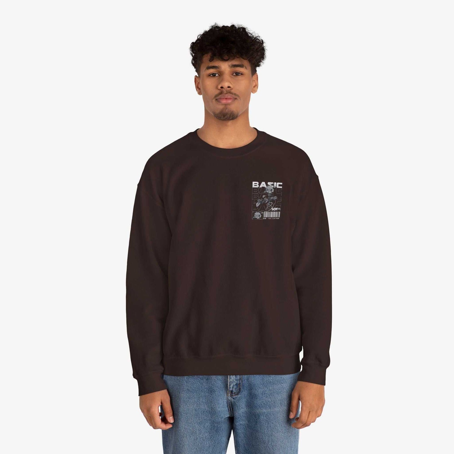 Unisex Heavy Blend™ Crewneck Sweatshirt - BASIC Graphic Tee for Casual Style