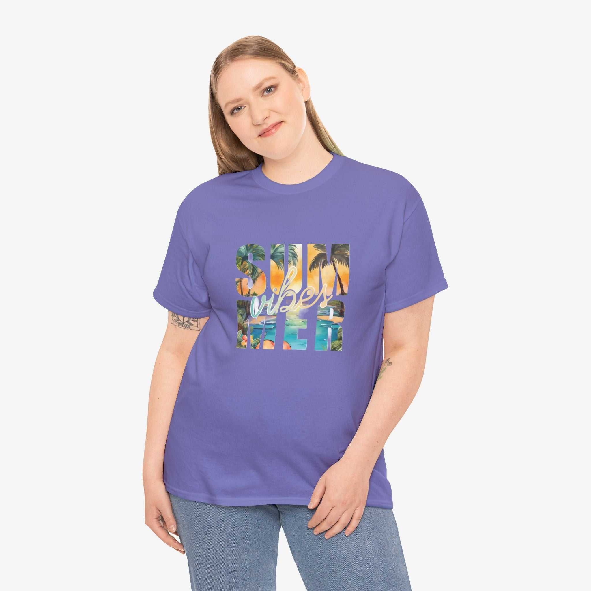 Summer Vibes Unisex Heavy Cotton Tee