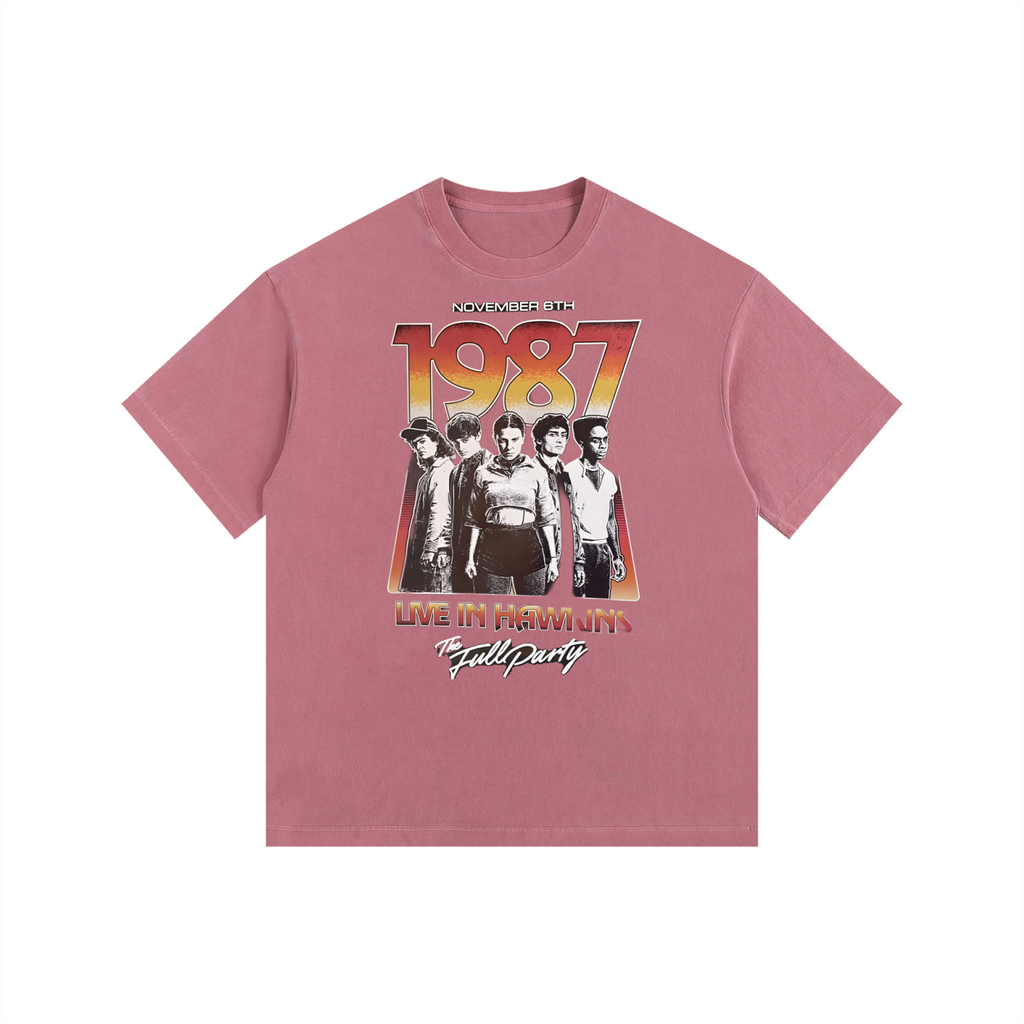 Vintage Washed Oversized Cotton T-Shirt