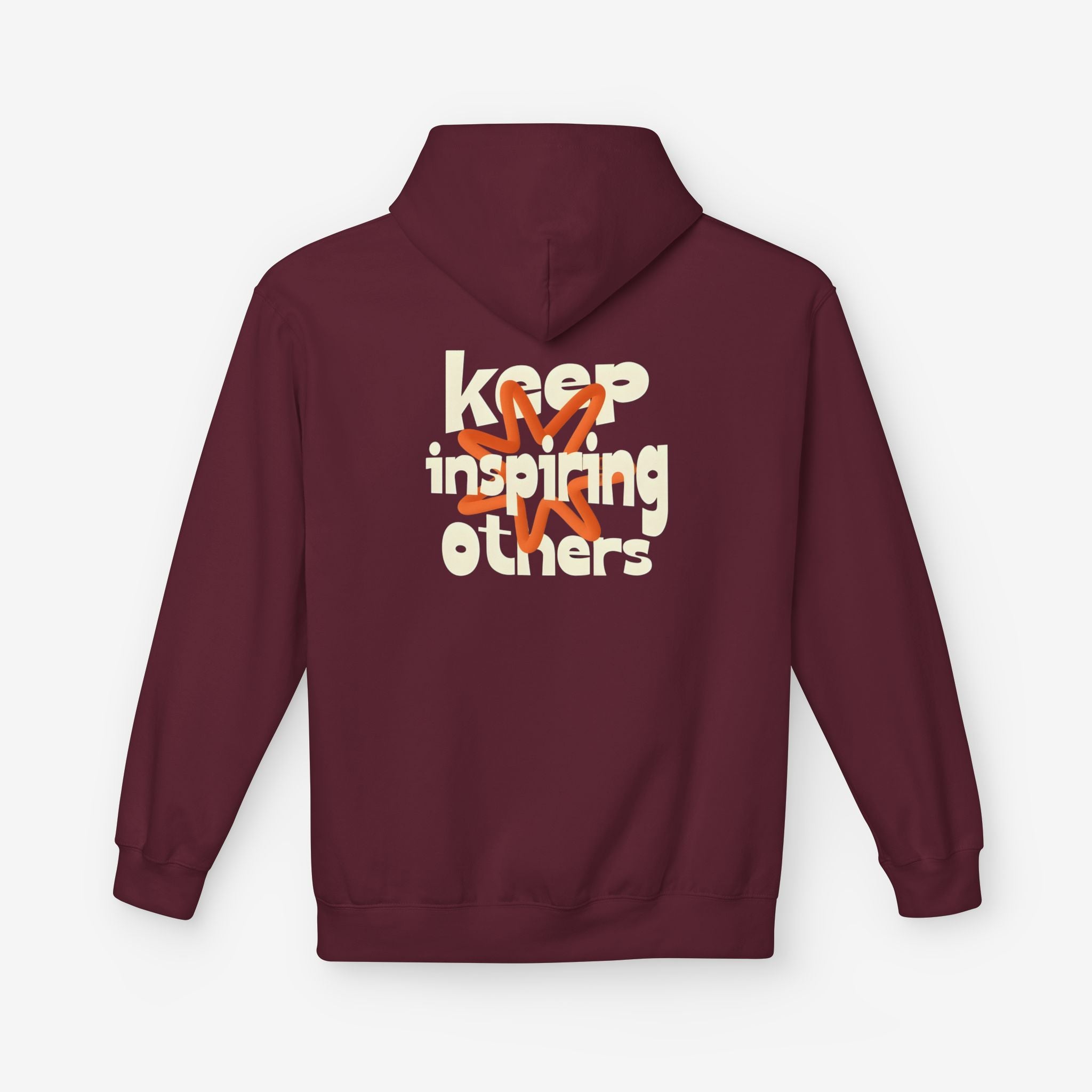 Inspirational Hoodie | Keep Inspiring Others | Unisex Midweight Fleece