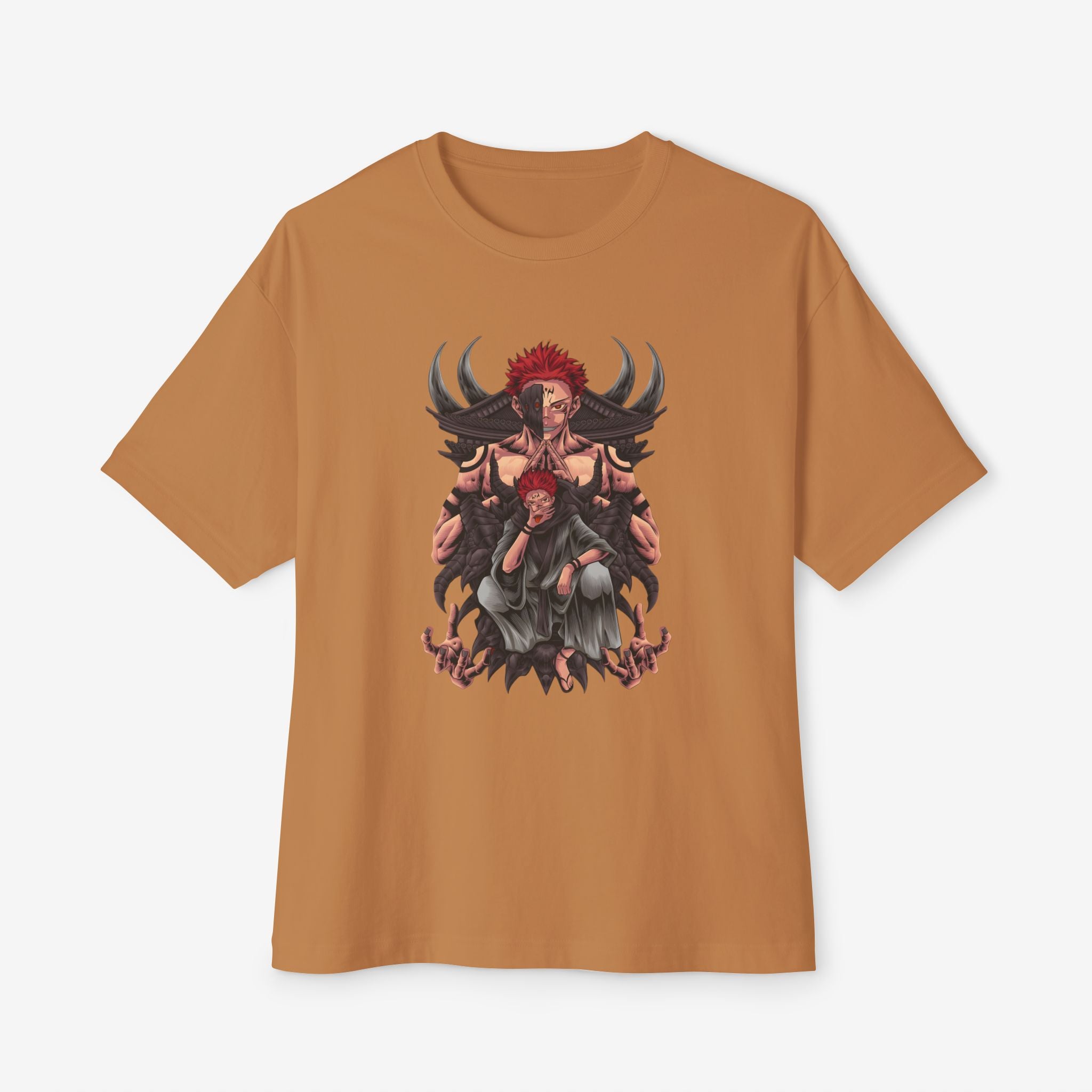Anime graphics Oversized Tshirt CottonCrew neckDTG