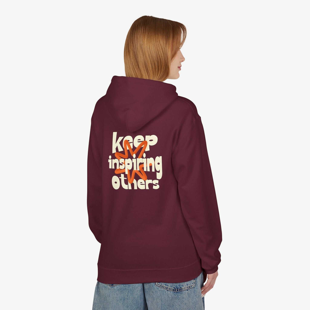 Inspirational Hoodie | Keep Inspiring Others | Unisex Midweight Fleece