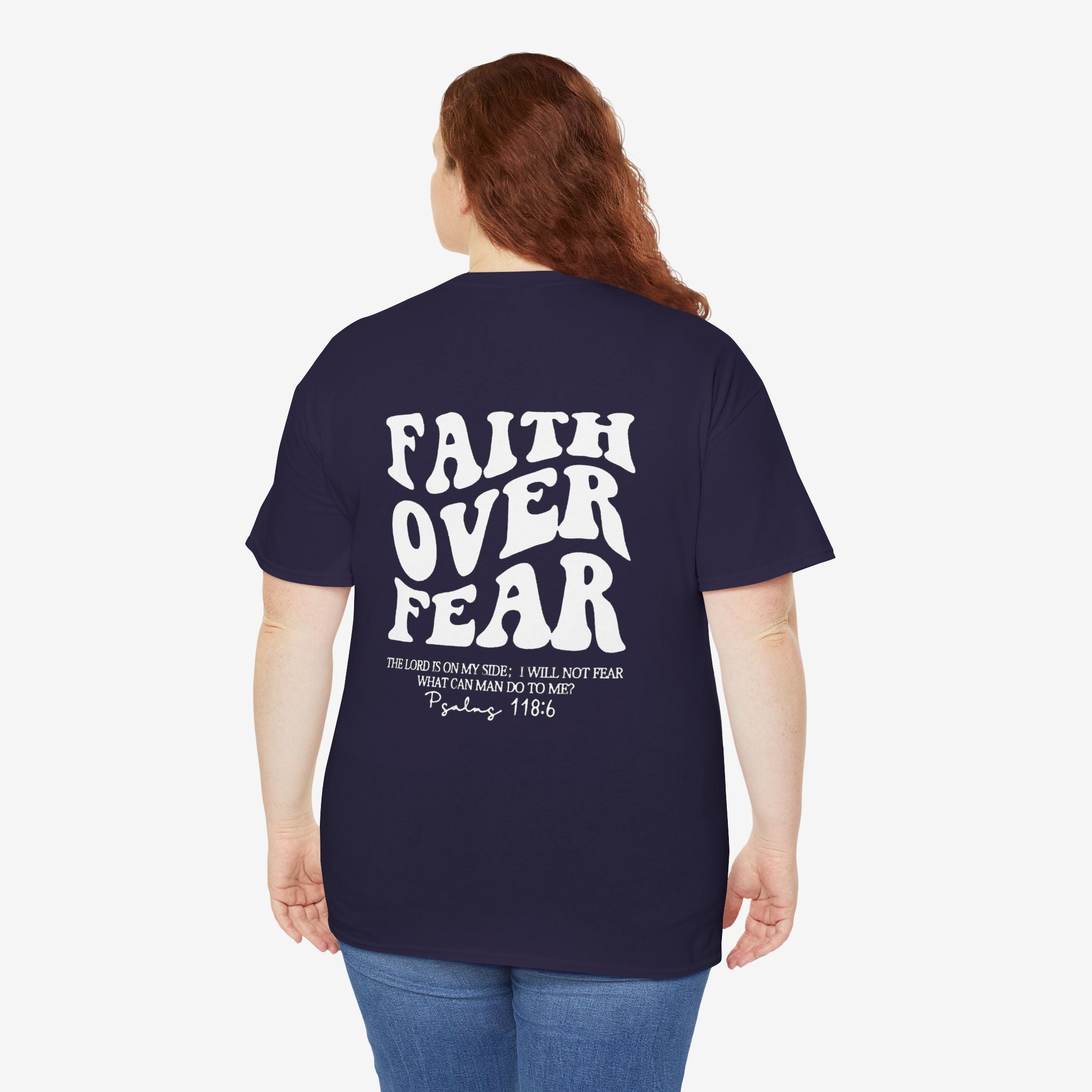 Faith Over Fear Cotton Tee