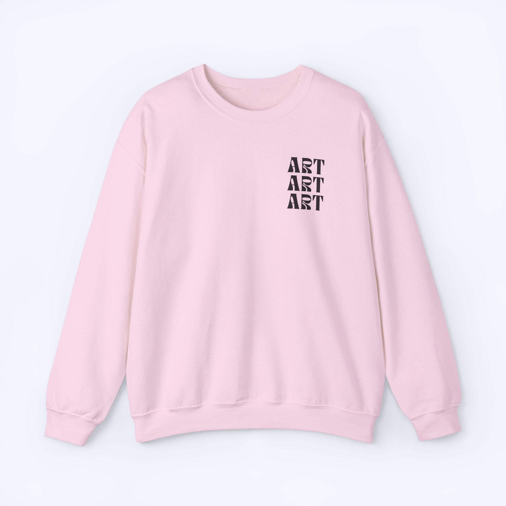 ART Custom Sweatshirt Light Pink S 
