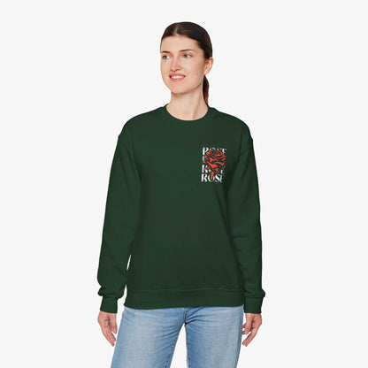 Rose Graphic Unisex Crewneck Sweatshirt