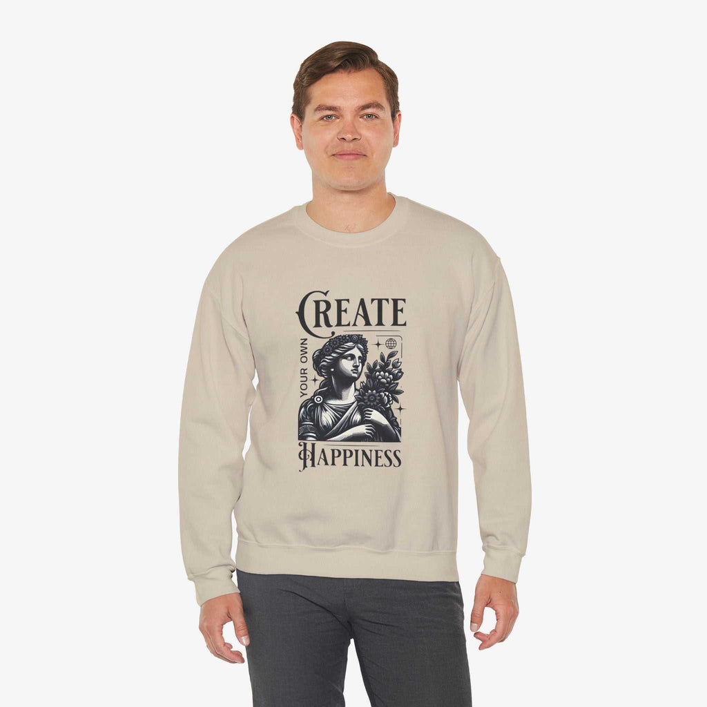 Create Happiness Unisex Crewneck Sweatshirt