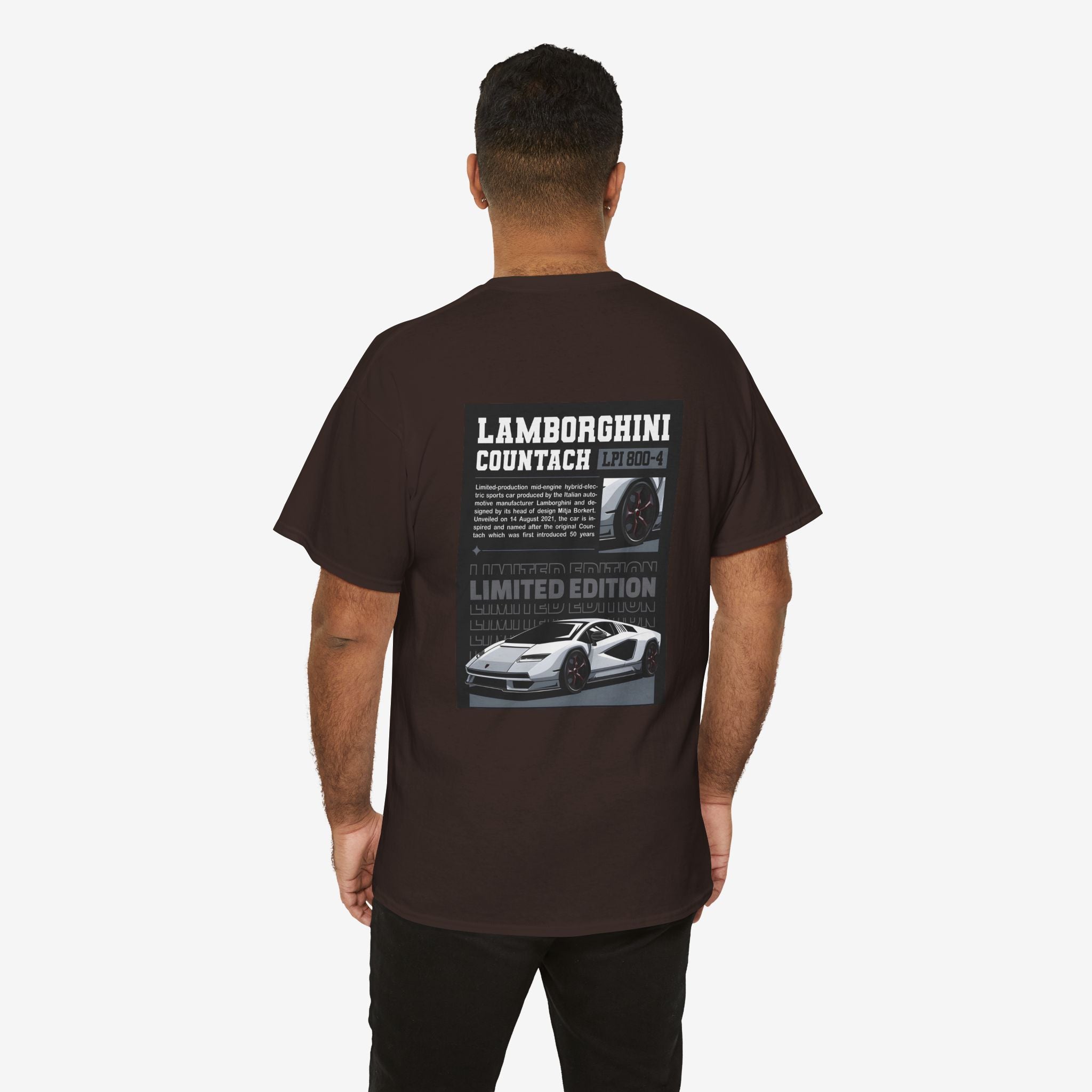 Lamborghini Countach Limited Edition Unisex Cotton Tee