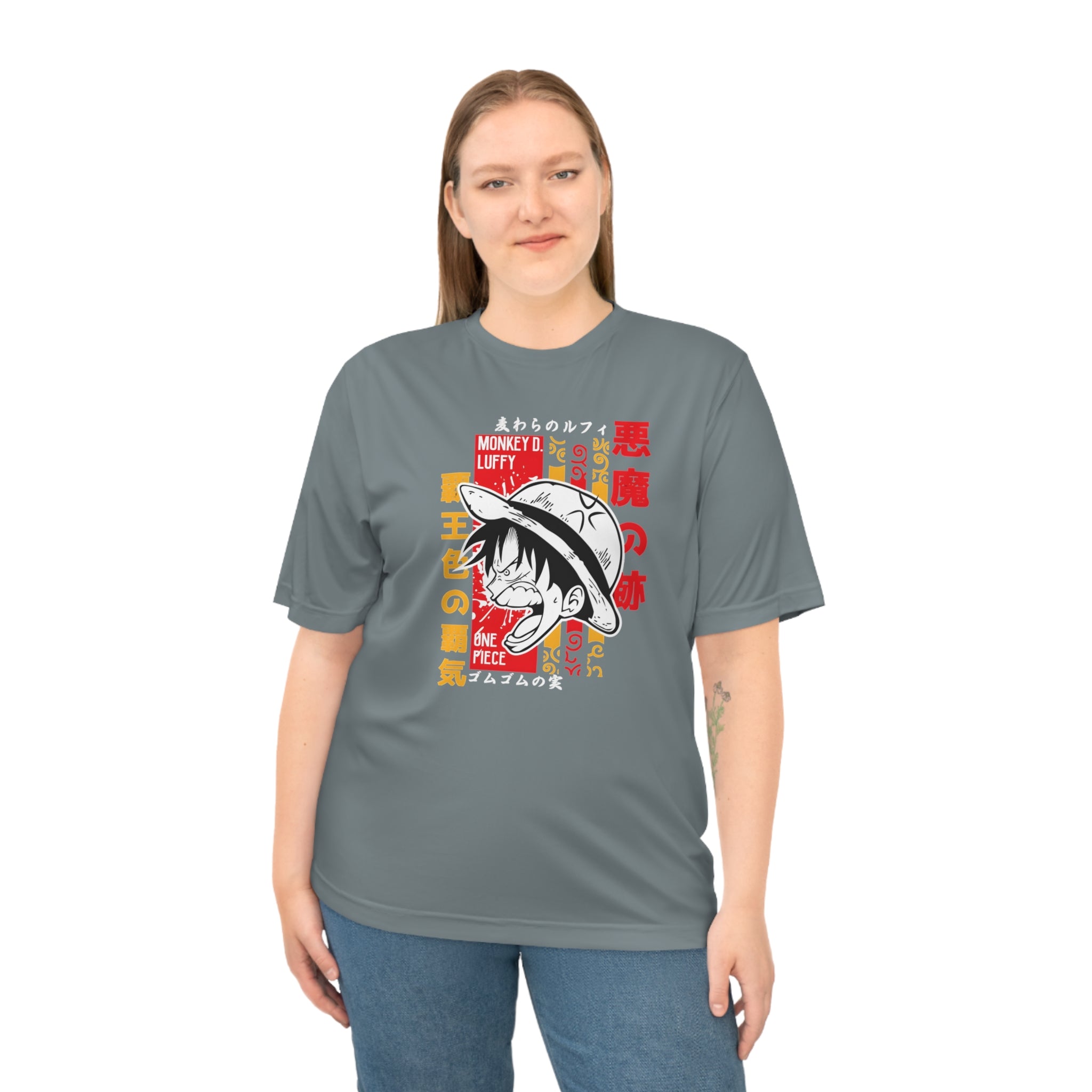 Unisex Anime Graphic Performance T-shirt, Stylish Workout Tee, Casual Wear, Gift for Gamers, Birthday Tee, Everyday Comfort