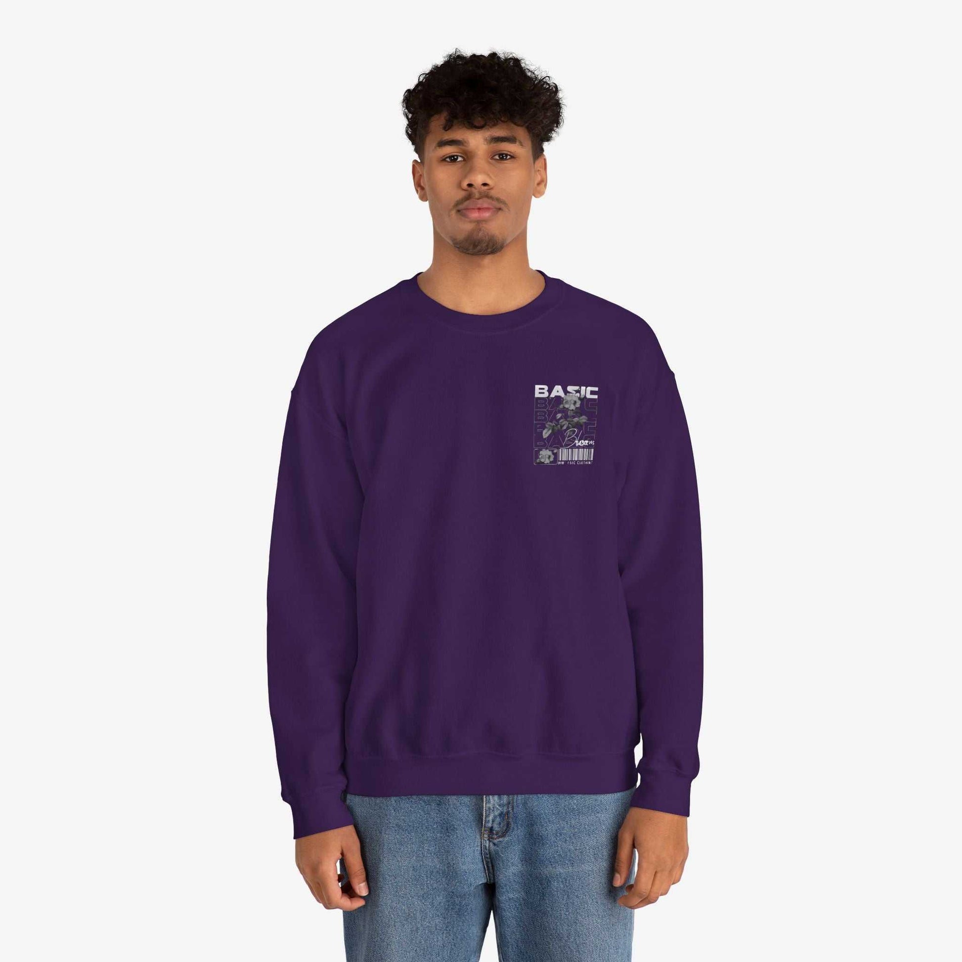 Unisex Heavy Blend™ Crewneck Sweatshirt - BASIC Graphic Tee for Casual Style