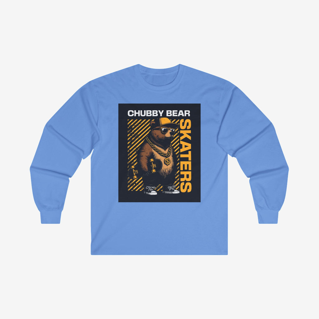 Chubby Bear Long Sleeve T Shirt S Carolina Blue 