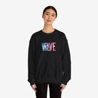 Unisex Heavy Blend™ Wave Sweatshirt - Cozy Ocean Vibe Apparel for Beach Lovers