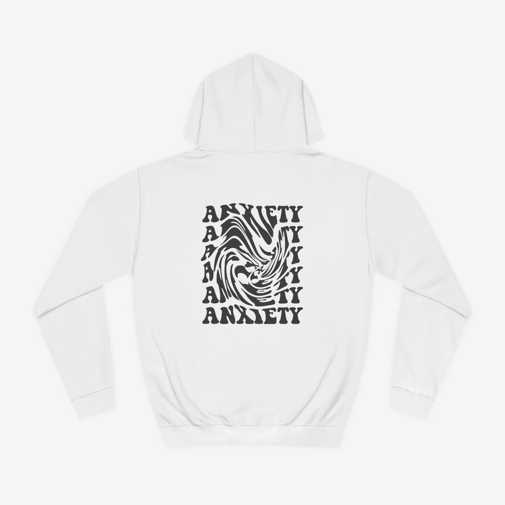 Unisex Anxiety Print Hoodie - Comfortable and Stylish for Mindfulness