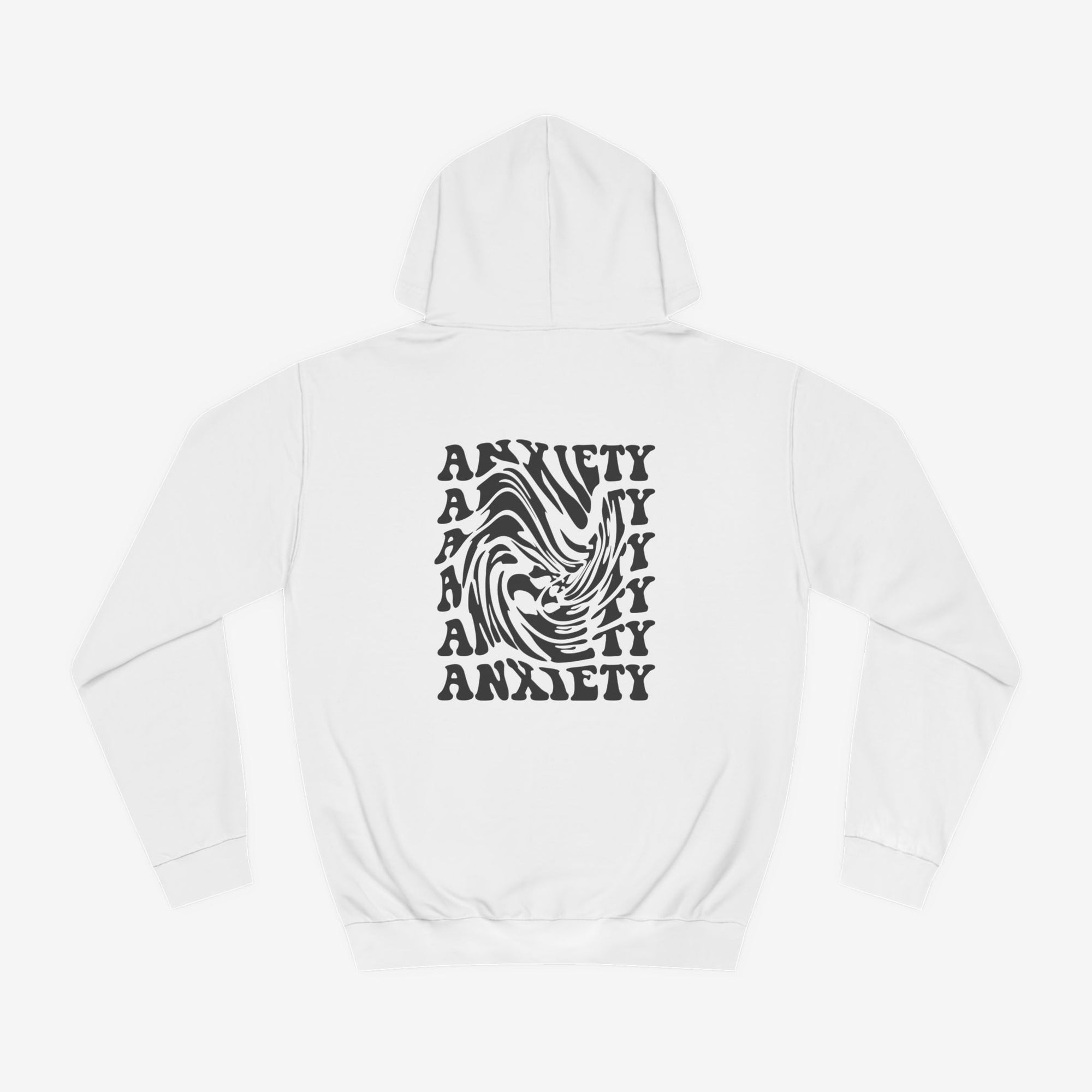 Unisex Anxiety Print Hoodie - Comfortable and Stylish for Mindfulness