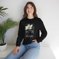 Inspire Crewneck Sweatshirt - Motivational Floral Design