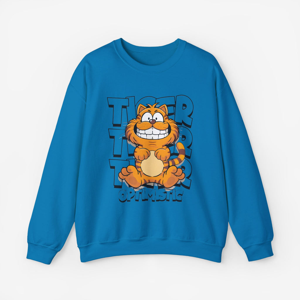 Tiger Cartoon Sweatshirt Sapphire S 