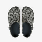 Trendy Clogs with Graffiti Design