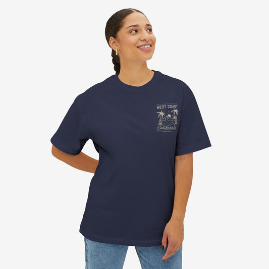 West Coast Sunrise Oversized Tee