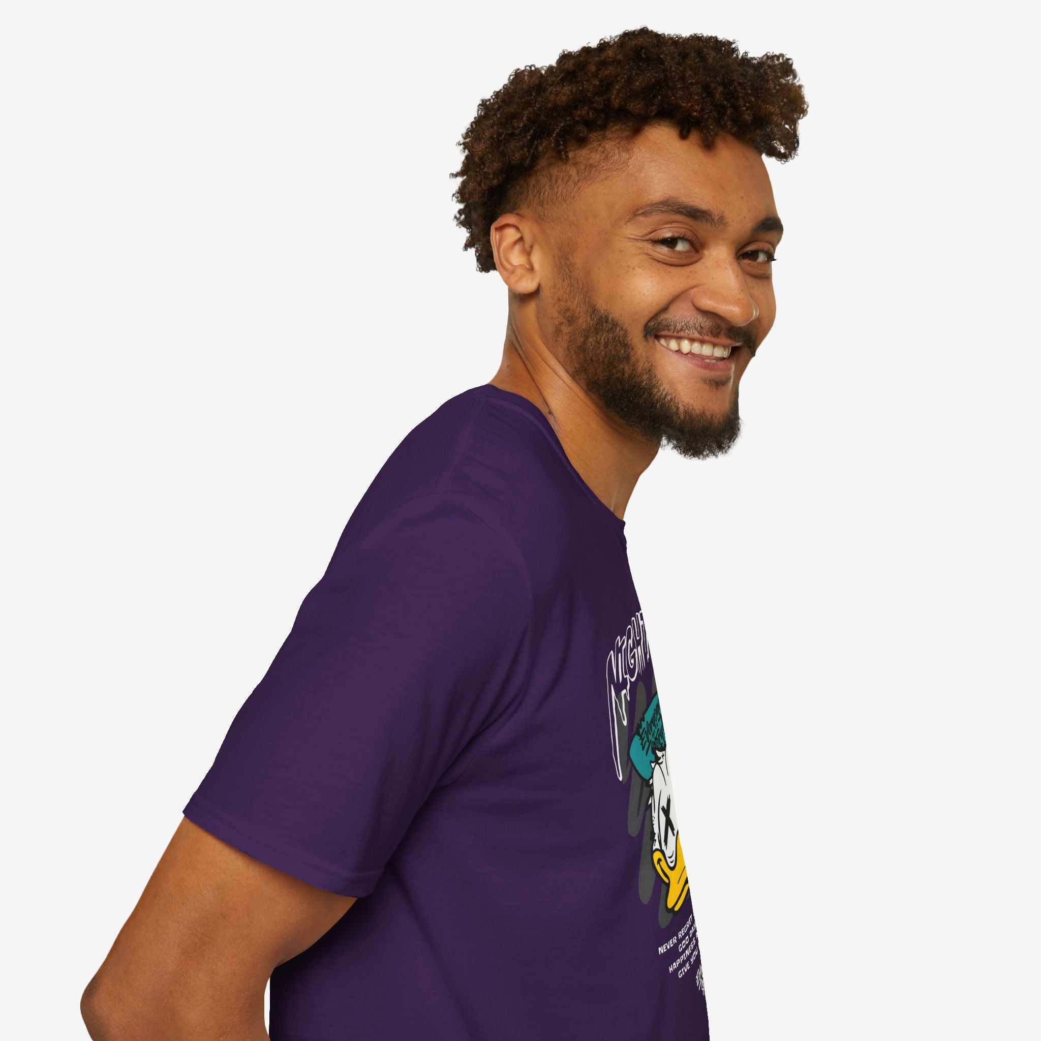 Nightmare Donald Duck Unisex Softstyle T-Shirt - Bold Graphic Tee for Fans