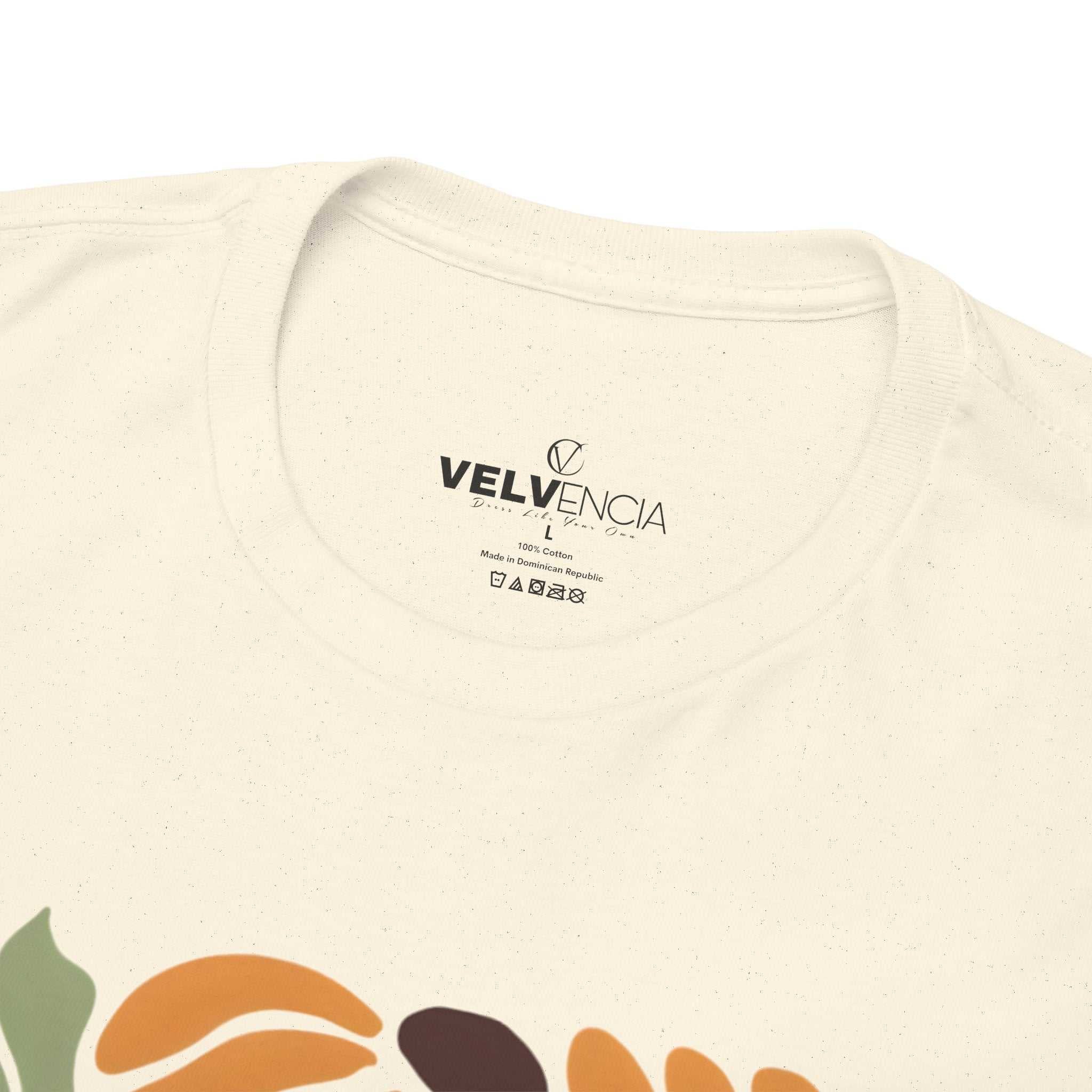 Wild Soul Unisex Heavy Cotton Tee - Nature Inspired Floral T-Shirt